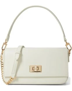 Anne Klein Shoulder Baguette With Enamel Filled Turn Lock | Handbags