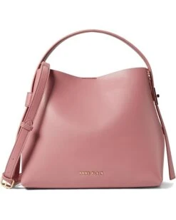 Anne Klein Small Bucket Hobo With Enamel Turn Lock | Handbags