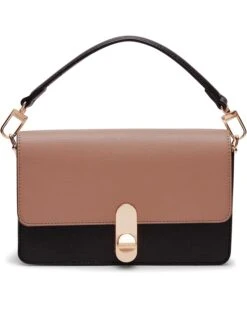 Anne Klein E/W Convertible Flap Shoulder Bag with New Turnlock | Handbags