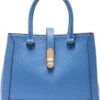 Anne Klein Color-Blocked Satchel with New Turnlock | Handbags